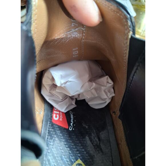 Michael Toschi CIS Mens size 10½ Black Leather Luxury Prep Casual Italy Boots - Picture 16 of 16